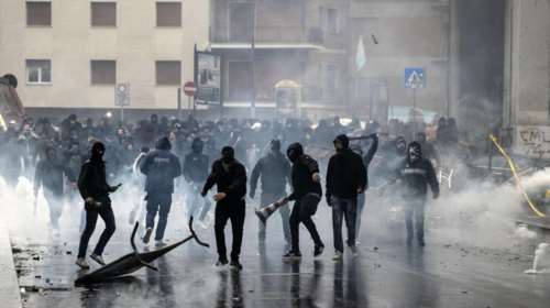 Συγκρούσεις στην Ιταλία πριν τον τελικό Αταλάντα - Λάτσιο (βίντεο)