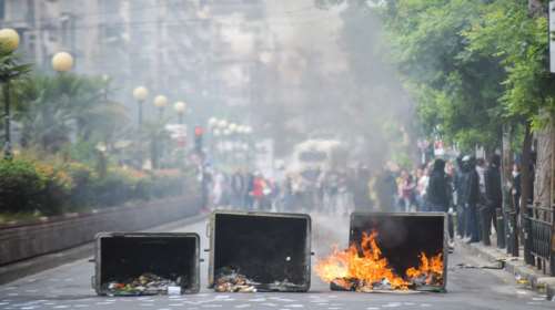 Επεισόδια στην ΑΣΟΕΕ - Φωτιές σε Πανεπιστημιούπολη &amp; Γεωπονική