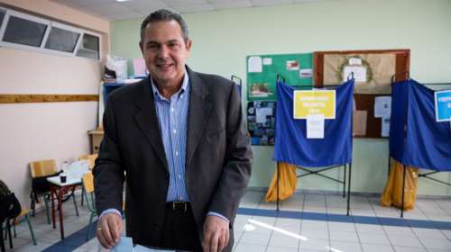 Ψήφισε ο Καμμένος: Γρήγορα εθνικές εκλογές
