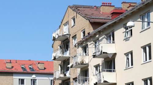 Ισχυρή έκρηξη σε σύμπλεγμα κατοικιών στη Σουηδία