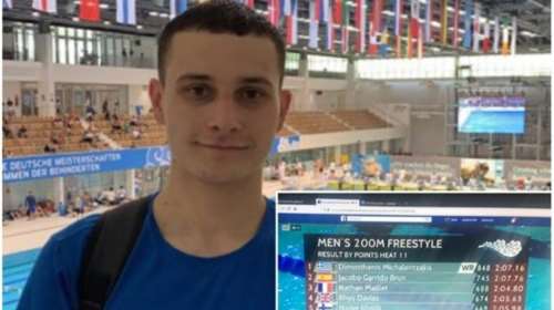 Παγκόσμιο ρεκόρ ο Μιχαλεντζάκης στα 200μ. ελεύθερο S8