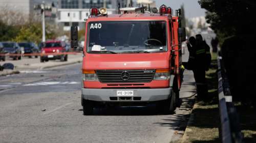 Φωτιά σε μάνδρα λεωφορείων στο Αιγάλεω