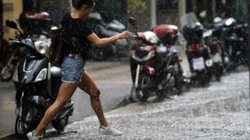Συνεχίζεται ο άστατος καιρός με βροχές, καταιγίδες και χαλάζι