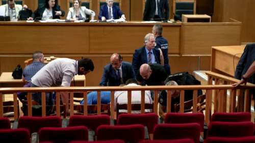 Διακόπηκε η δίκη της Χρυσής Αυγής: Κατέρρευσε ο Πατέλης