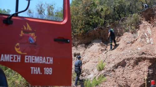 Υπό πλήρη έλεγχο τέθηκε τα ξημερώματα η φωτιά στη Ν. Ιωνία