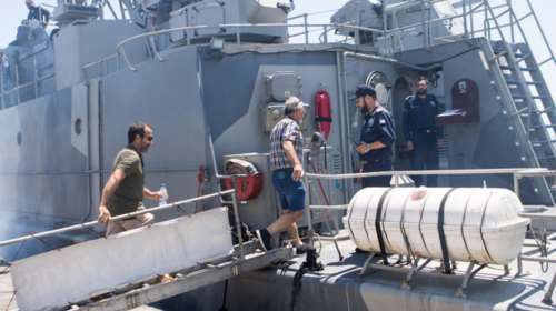 Με πυραυλάκατο οι ετεροδημότες από τη Ρόδο στο Καστελόριζο