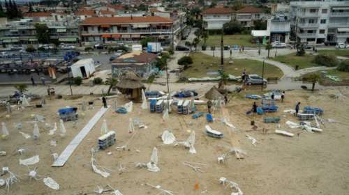 Αγώνας δρόμου για την αποκατάσταση της ηλεκτροδότησης στην Χαλκιδική