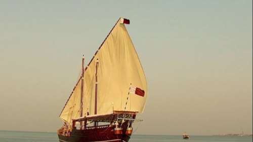 Στη Θεσσαλονίκη παραδοσιακό σκάφος από το Κατάρ για το World Cup 2022