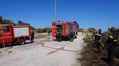 Ηράκλειο Κρήτης: Υπό πλήρη έλεγχο η πυρκαγιά στην Τύλισο