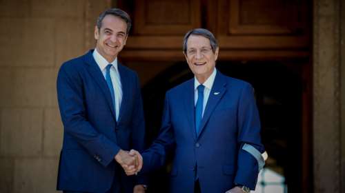 Μητσοτάκης στην Κύπρο: Προτεραιότητα ο τερματισμός της τουρκικής κατοχής