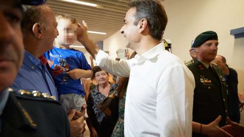 Επίσκεψη του Κυριάκου Μητσοτάκη στην Κάρπαθο