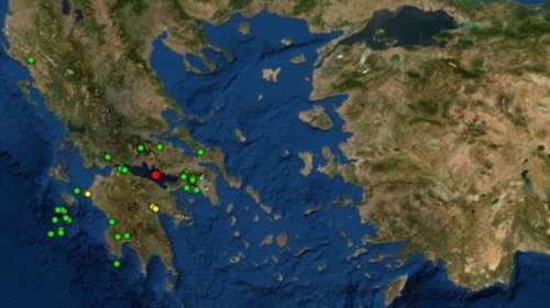 Σεισμική δόνηση 3,6 Ρίχτερ με επίκεντρο τον Κορινθιακό