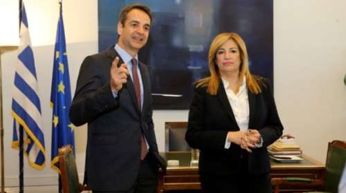 Επικοινωνία Κ. Μητσοτάκη με την πρόεδρο του ΚΙΝΑΛ Φ. Γεννηματά