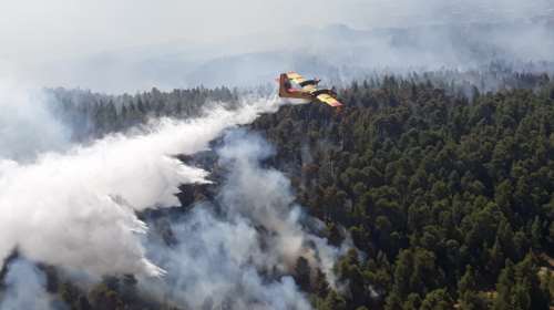 Εύβοια: Μάχη για να περιοριστούν τα περιφερειακά μέτωπα της φωτιάς
