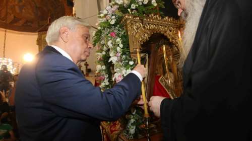 Στην Παναγία Σουμελά ο Πρόεδρος της Δημοκρατίας για τον Δεκαπενταύγουστο