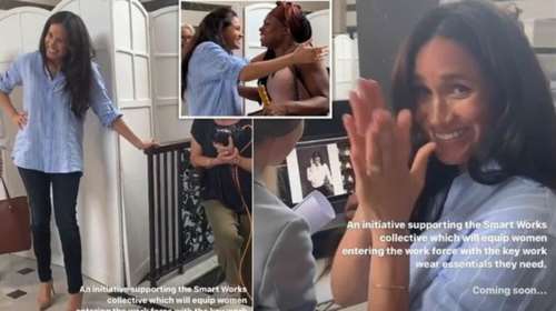 Όλο χαμόγελα η Μέγκαν προσπαθεί να κατευνάσει την οργή [Βίντεο]