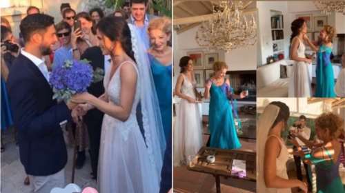 Παντρεύτηκε στο Ναύπλιο η εντυπωσιακή κόρη της Πέμης Ζούνη [Εικόνες]