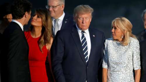 «Η Μελάνια αγαπάει τον Τριντό»: Το βλέμμα του... απόλυτου έρωτα