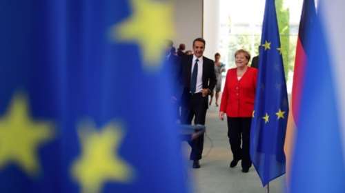 Ανακοίνωση της καγκελαρίας για τη συνάντηση Μέρκελ - Μητσοτάκη