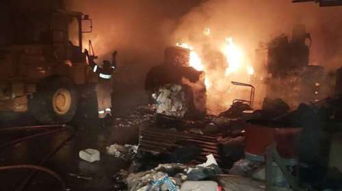 Φωτιά στον ΦΟΔΣΑ Ζακύνθου - Κάηκαν αποθήκες και μηχανήματα