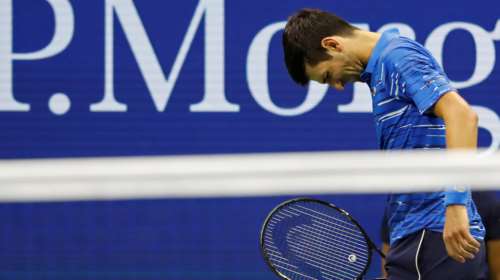 Άδοξο φινάλε του Νόβακ Τζόκοβιτς στο US Open 2019