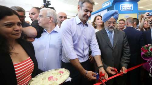 84η ΔΕΘ: Περιοδεία του πρωθυπουργού στα περίπτερα της Έκθεσης