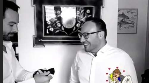 Παντρεύτηκε ο γιατρός αδελφός του Τανιμανίδη: Με λύρα &amp; ποντιακά [φωτο]