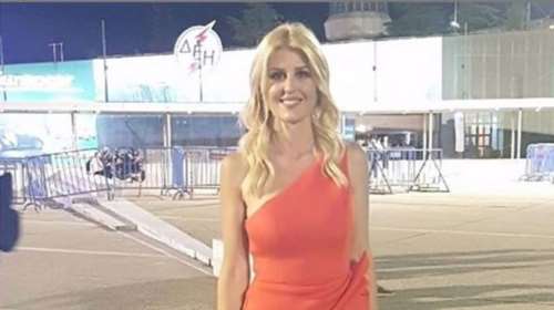 Έλενα Ράπτη: Με εντυπωσιακό έξωμο φόρεμα και χωρίς σύζυγο στη ΔΕΘ [Φωτο]
