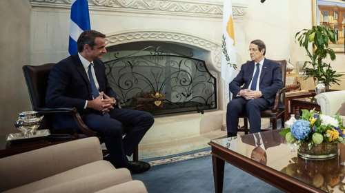 Συνάντηση Μητσοτάκη-Αναστασιάδη την Τρίτη στο Μέγαρο Μαξίμου