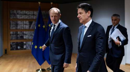 O Κόντε ζητά δημοσιονομική επιείκεια από τις Βρυξέλλες για τον Νότο