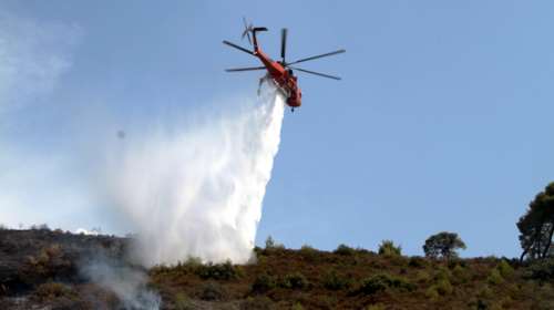 Υπό έλεγχο η φωτιά στα Χανιά