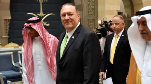 Πομπέο: Οι ΗΠΑ στηρίζουν το δικαίωμα της Σ. Αραβίας στην αυτοάμυνα