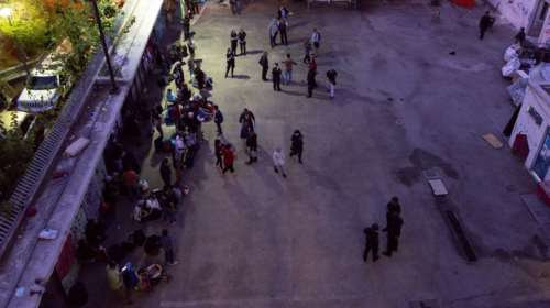 Εικόνες μέσα από το κτίριο που εκκενώθηκε στην Αθήνα (βίντεο)