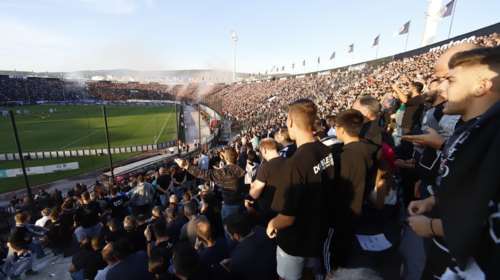 Οπαδός του ΠΑΟΚ τραυματίστηκε όταν έκασε κροτίδα στο χέρι του