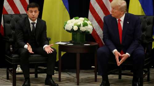 Ζελένσκι για το τηλεφώνημα του Τραμπ: Ουδείς με πίεσε