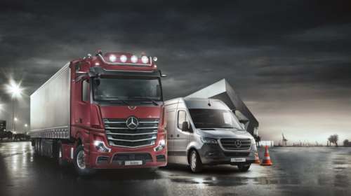 Τα φορτηγά και τα van της Mercedes στο Safety Weekend