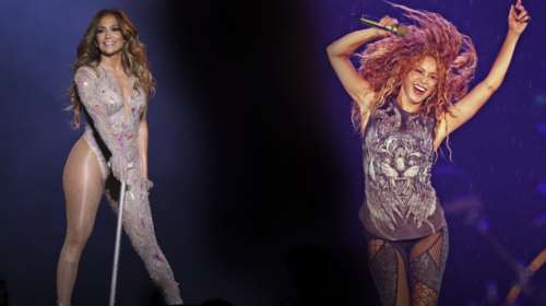 Τζένιφερ Λόπεζ και Σακίρα στο ημίχρονο του Super Bowl