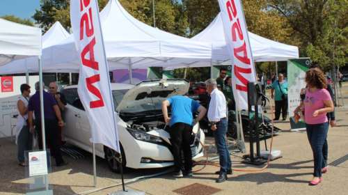 Το ηλεκτρικό Nissan LEAF voltαρε στη Θεσσαλονίκη