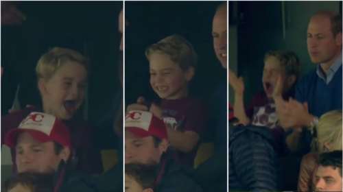 Απολαυστικός πρίγκιπας Τζορτζ στο γήπεδο:Για πρώτη φορά εκφράζεται δημοσίως