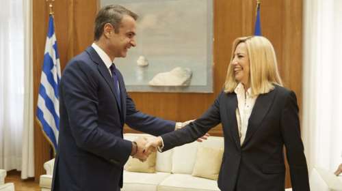 Σύγκλιση απόψεων Μητσοτάκη - Γεννηματά για την ψήφο αποδήμων