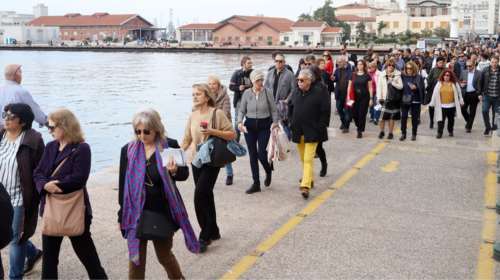 Πορεία Σιωπηλής Συγγνώμης προς τους Εβραίους της Θεσσαλονίκης (φωτό)