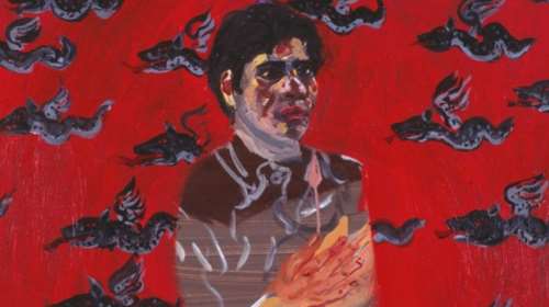 Οι δράκοι του Τάσου Μαντζαβίνου στην Πινακοθήκη Γκίκα