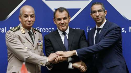 Καταδίκη των παράνομων τουρκικών ενεργειών από την τριμερή