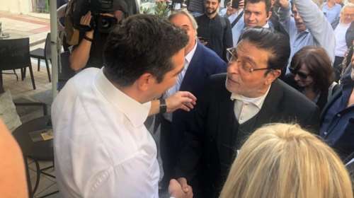 Η τυχαία συνάντηση του Αλέξη Τσίπρα με τον κλαρινίστα Γιώργο Μάγκα