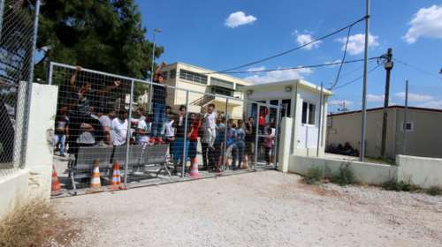 Αστυνομική επιχείρηση στο hot spot στα Διαβατά μετά τις συμπλοκές