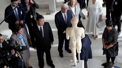 Ο Σι Τζινπίνγκ στο μουσείο Ακρόπολης: Εδώ είναι η θέση των Γλυπτών