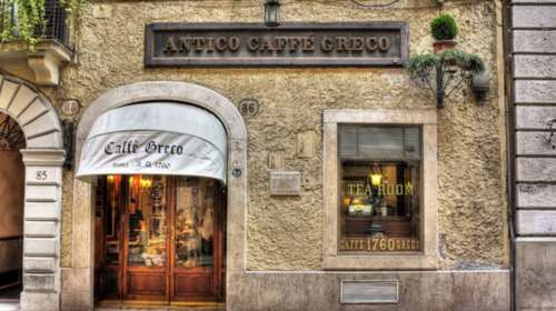 Με «λουκέτο» απειλείται το ιστορικό Caffe Greco στη Ρώμη