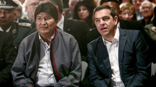 Επικοινωνία Αλέξη Τσίπρα με Έβο Μοράλες