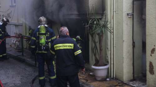 Δύο διαμερίσματα στις φλόγες στην Κρήτη