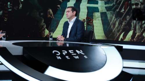 Χαμηλά νούμερα τηλεθέασης έκανε ο Τσίπρας στο OPEN- Κάτω από το 10%